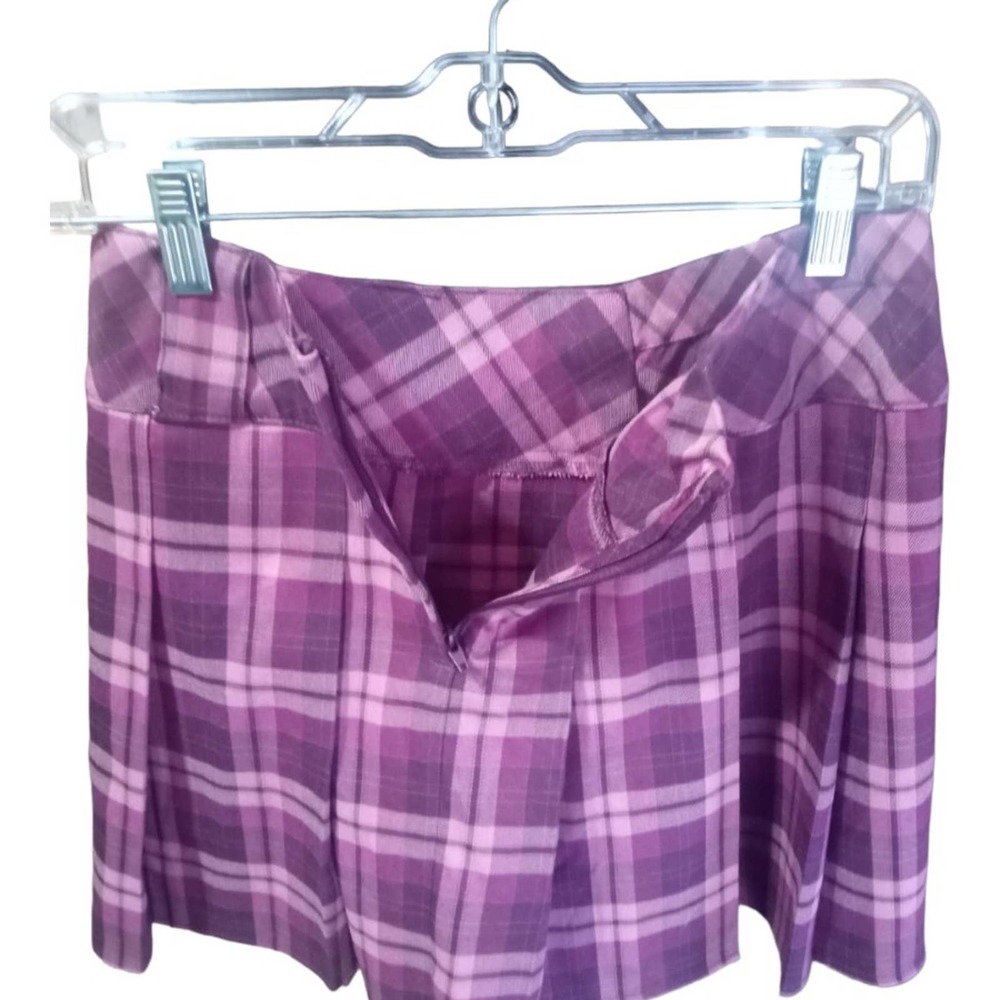 Wild Fable purple plaid mini skirt, XS - Picture 3 of 5